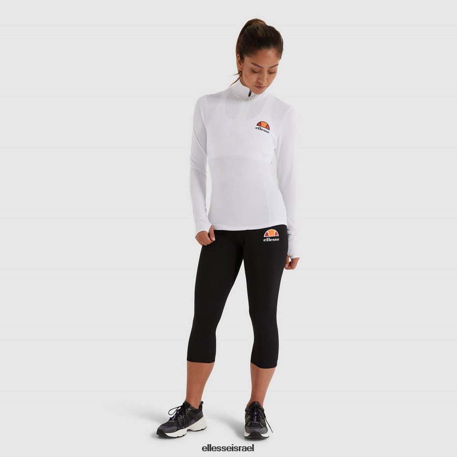 Ellesse הַלבָּשָׁה לבן נשים סופיה 1/4 רוכסן עליון 8T0ZPV95
