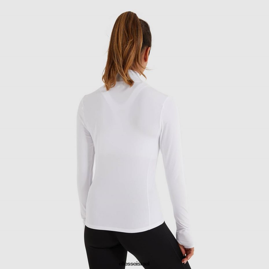 Ellesse הַלבָּשָׁה לבן נשים סופיה 1/4 רוכסן עליון 8T0ZPV95