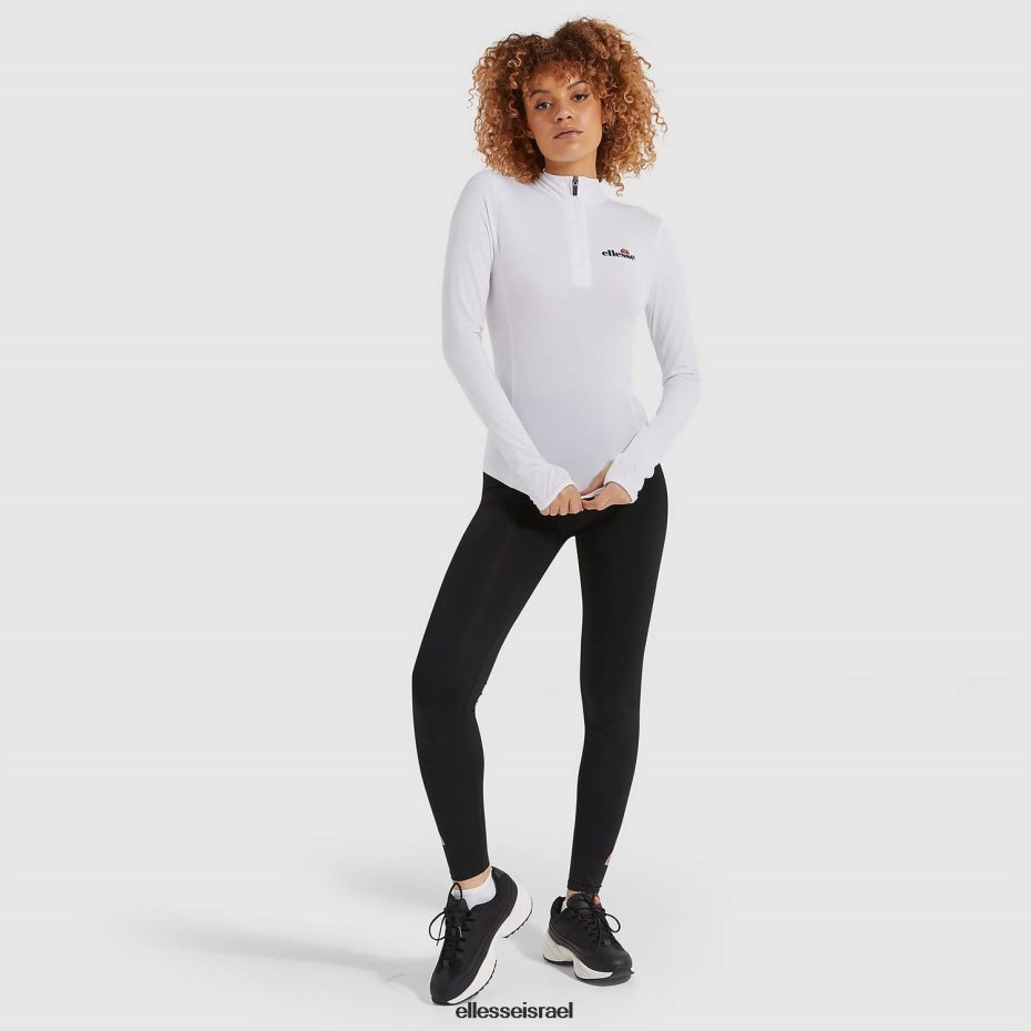 Ellesse הַלבָּשָׁה לבן נשים סופיה 1/4 רוכסן עליון 8T0ZPV95