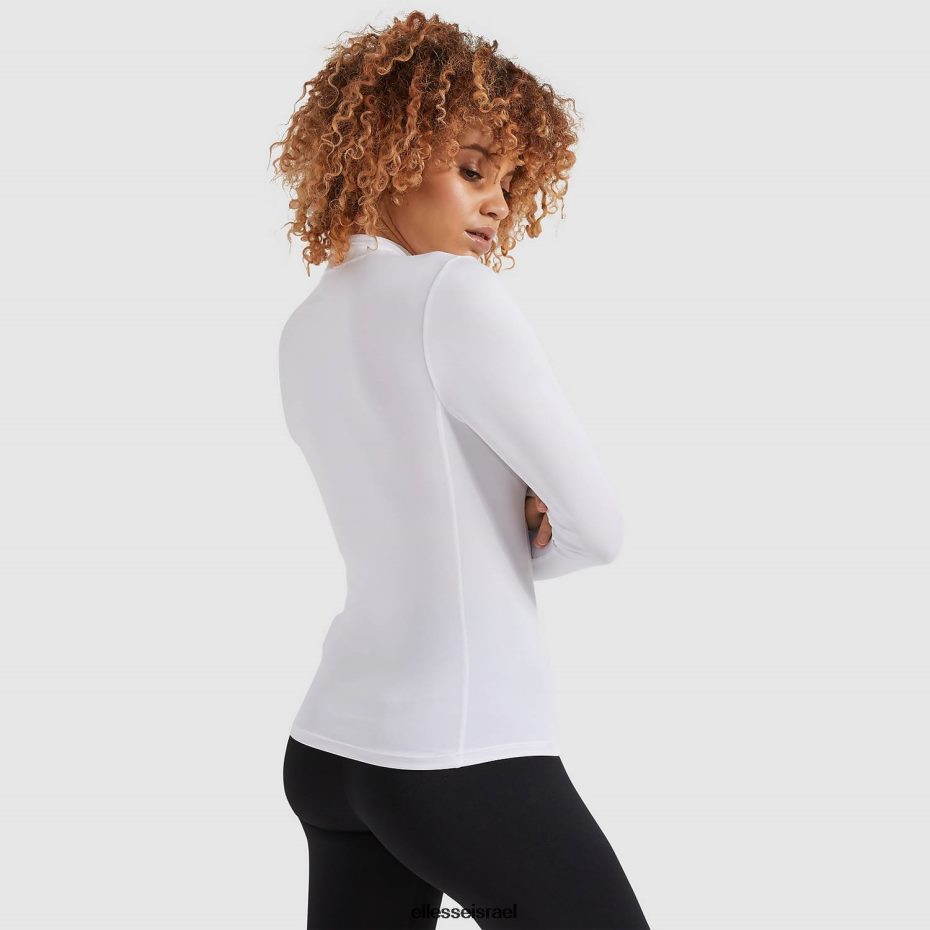 Ellesse הַלבָּשָׁה לבן נשים סופיה 1/4 רוכסן עליון 8T0ZPV95