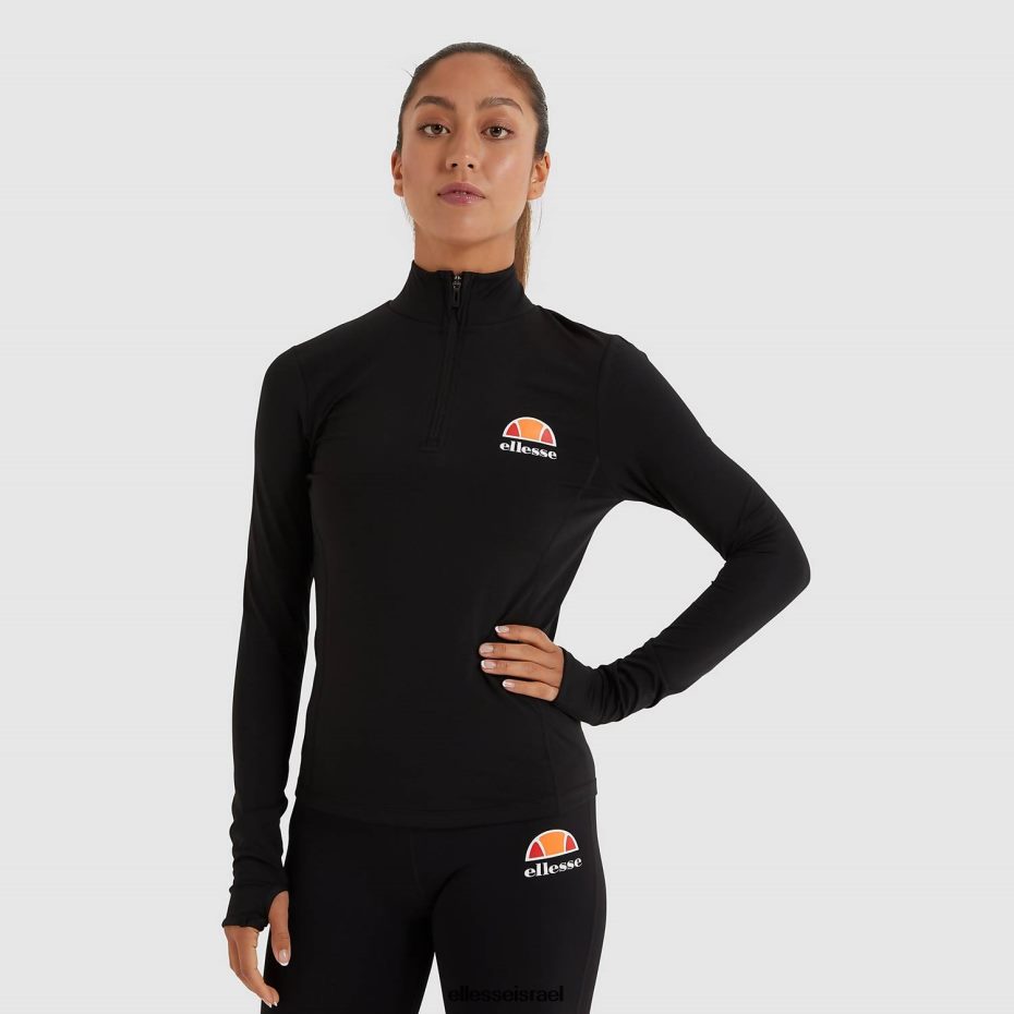 Ellesse הַלבָּשָׁה שָׁחוֹר נשים סופיה 1/4 רוכסן עליון 8T0ZPV96