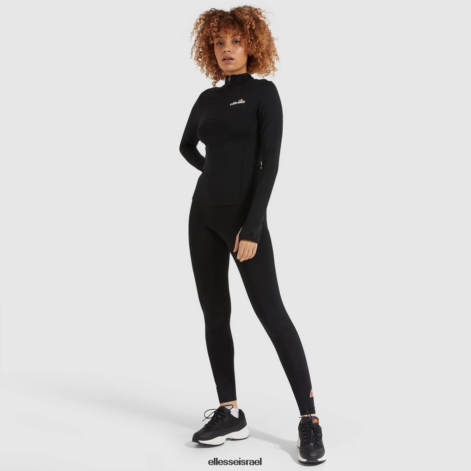 Ellesse הַלבָּשָׁה שָׁחוֹר נשים סופיה 1/4 רוכסן עליון 8T0ZPV96