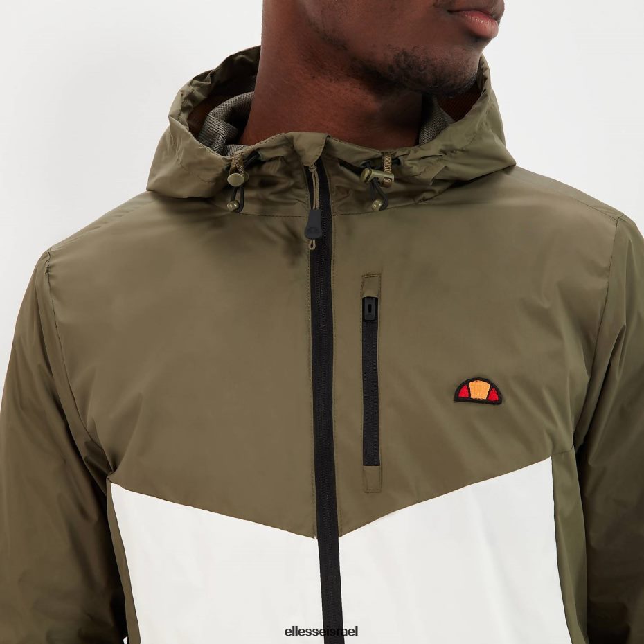 Ellesse הַלבָּשָׁה חָקִי גברים חלק 2 ז'קט מלא רוכסן ירוק 8T0ZPV276