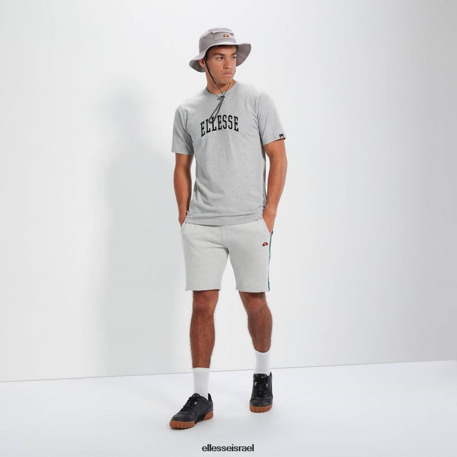 Ellesse הַלבָּשָׁה חוואר אפור גברים טי איידן 2 8T0ZPV351