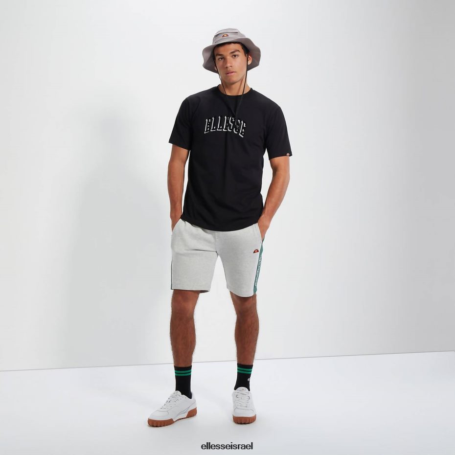 Ellesse הַלבָּשָׁה שָׁחוֹר גברים טי איידן 2 8T0ZPV352