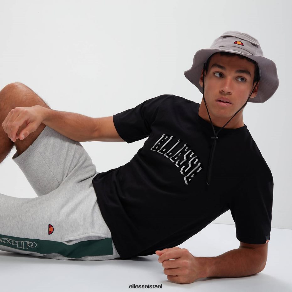 Ellesse הַלבָּשָׁה שָׁחוֹר גברים טי איידן 2 8T0ZPV352