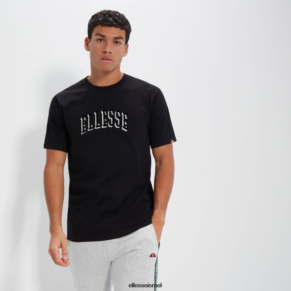 Ellesse הַלבָּשָׁה שָׁחוֹר גברים טי איידן 2 8T0ZPV352