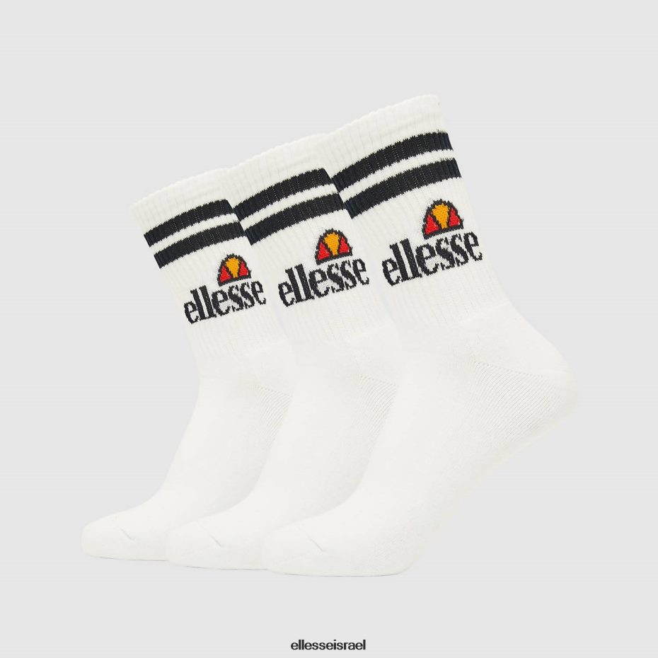 Ellesse אביזרים לבן מסוגנן גרבי פולו 3pk 8T0ZPV489