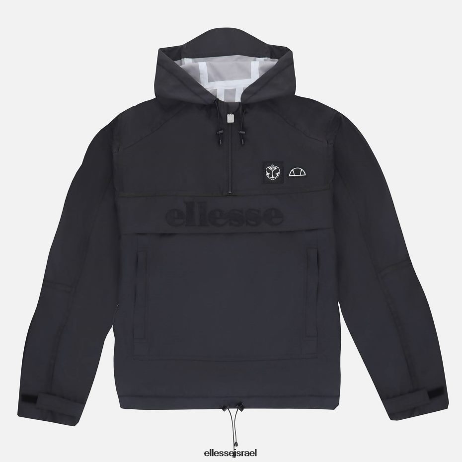 Ellesse הַלבָּשָׁה שָׁחוֹר לִשְׁנֵי הַמִינִים מעיל רוח של מחר 8T0ZPV12