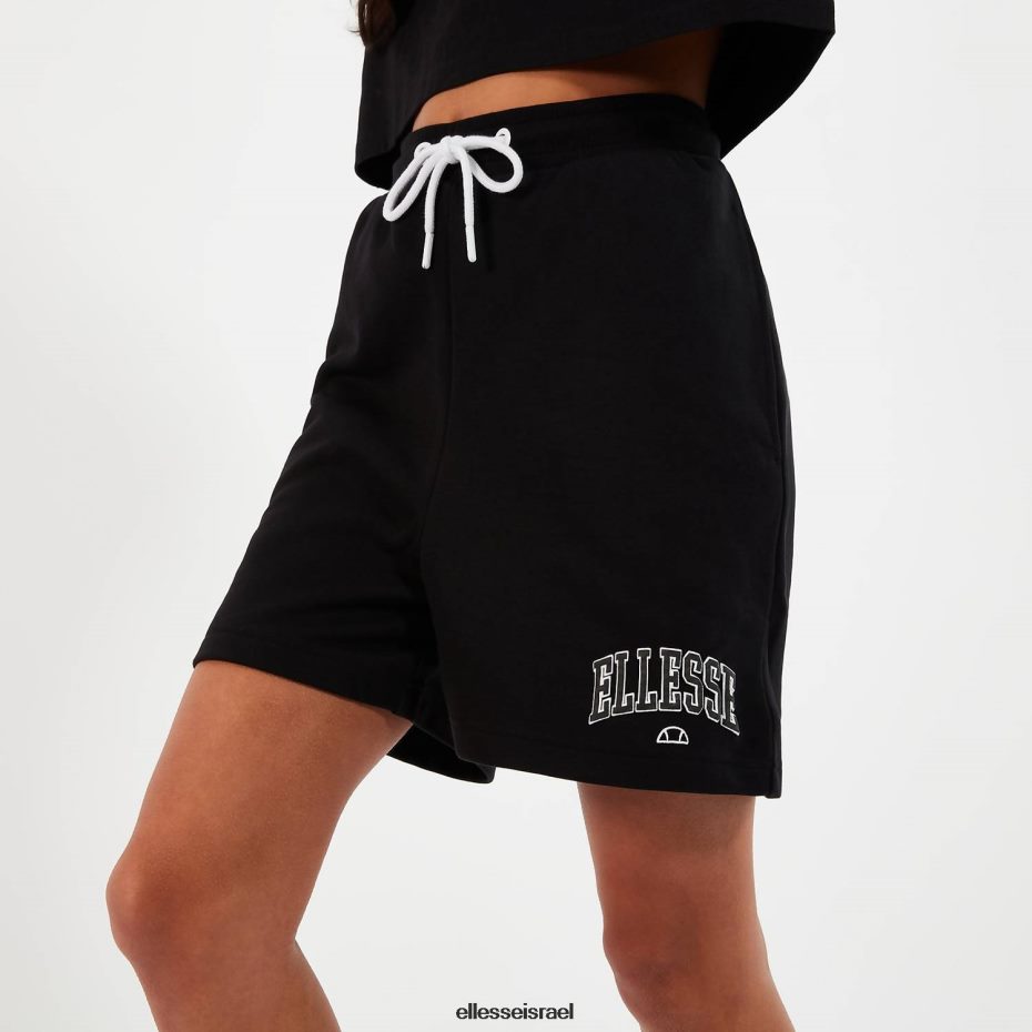 Ellesse הַלבָּשָׁה שָׁחוֹר נשים שרינה קצרה 8T0ZPV127