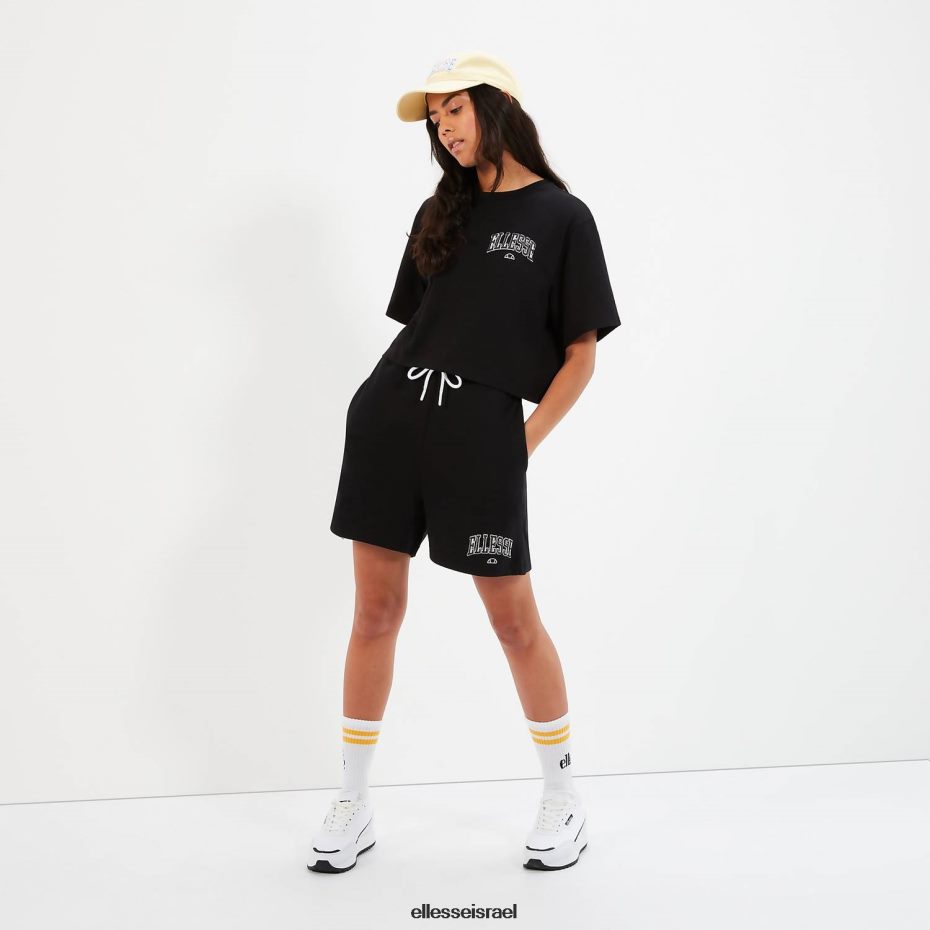 Ellesse הַלבָּשָׁה שָׁחוֹר נשים שרינה קצרה 8T0ZPV127