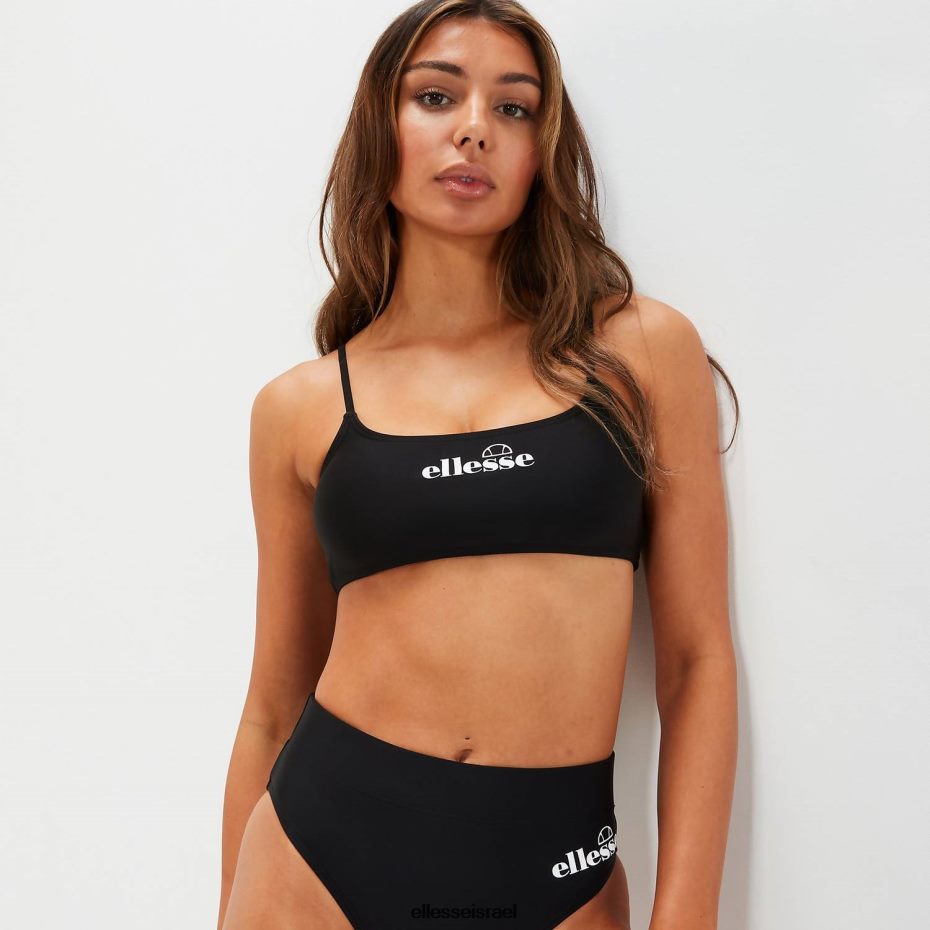 Ellesse הַלבָּשָׁה שָׁחוֹר נשים חולצת ביקיני של ברליאן 8T0ZPV150