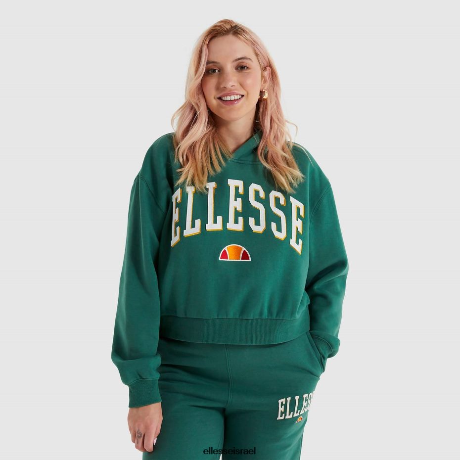 Ellesse הַלבָּשָׁה ירוק כהה נשים ראמו קפוצ'ון קפוצ'ון 8T0ZPV179