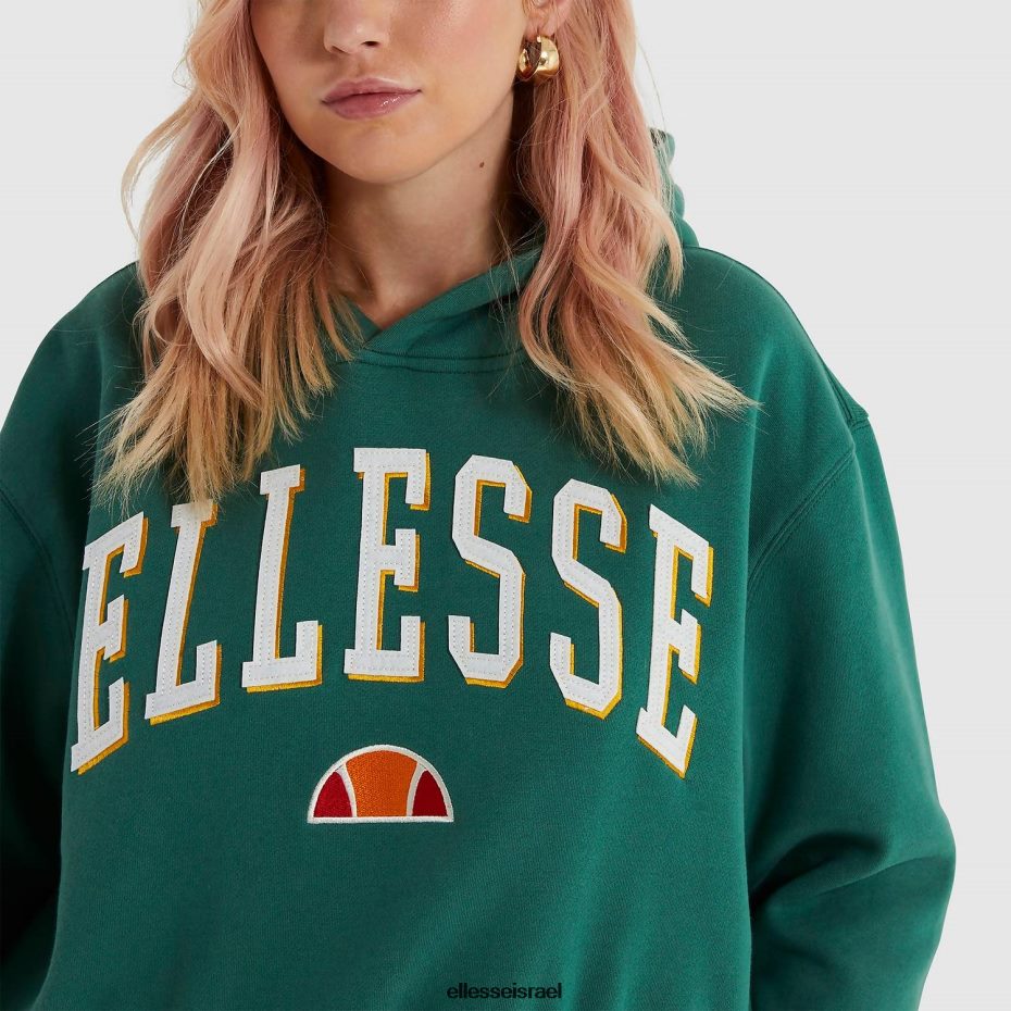 Ellesse הַלבָּשָׁה ירוק כהה נשים ראמו קפוצ'ון קפוצ'ון 8T0ZPV179
