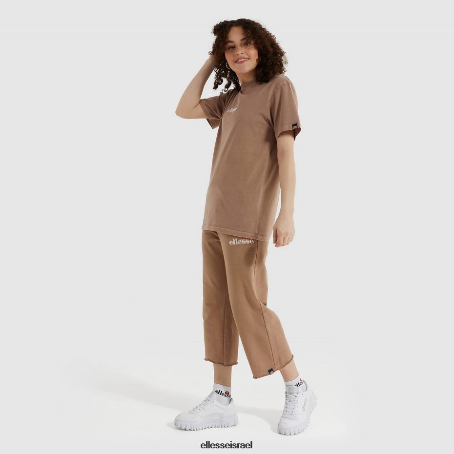 Ellesse הַלבָּשָׁה חום נשים מכנסי ריצה קצוצים של טרן 8T0ZPV185