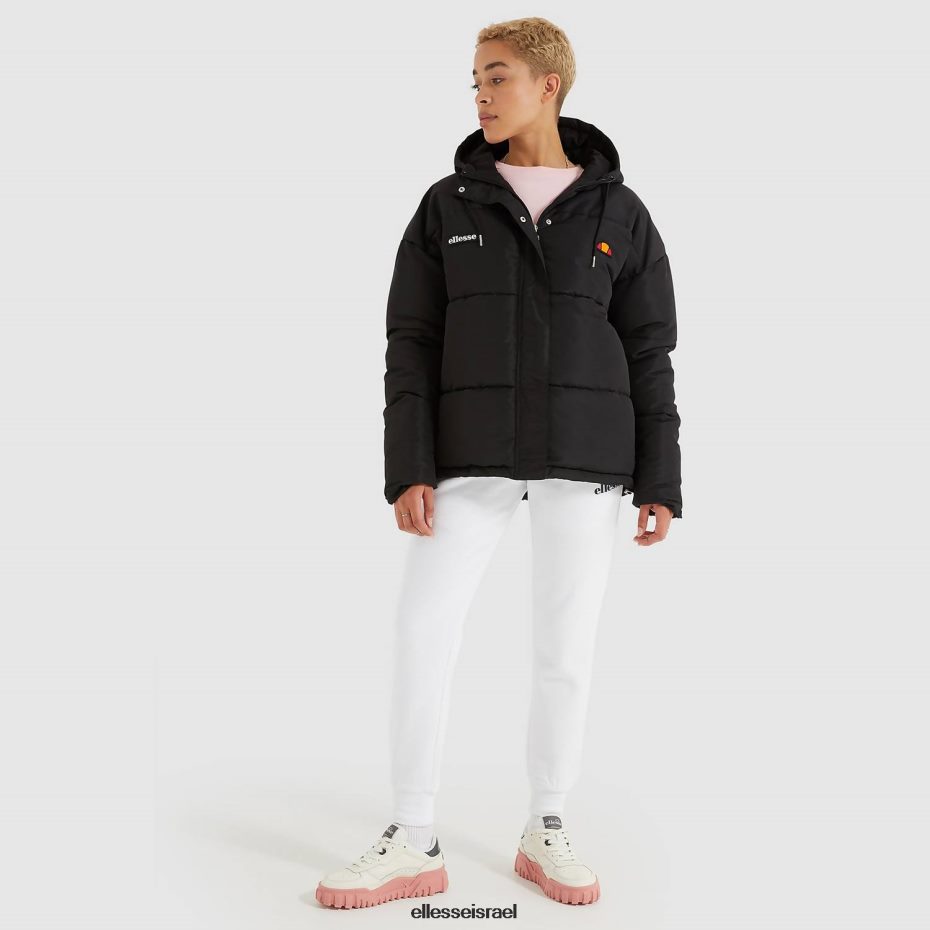 Ellesse הַלבָּשָׁה שָׁחוֹר נשים ז'קט מרופד פג'ו 8T0ZPV1