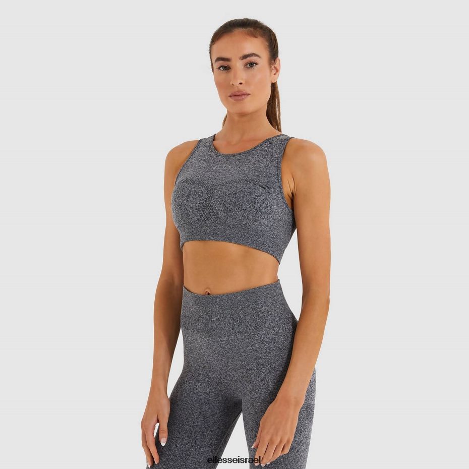 Ellesse הַלבָּשָׁה חוואר אפור נשים אפוד קצוץ בוער 8T0ZPV200