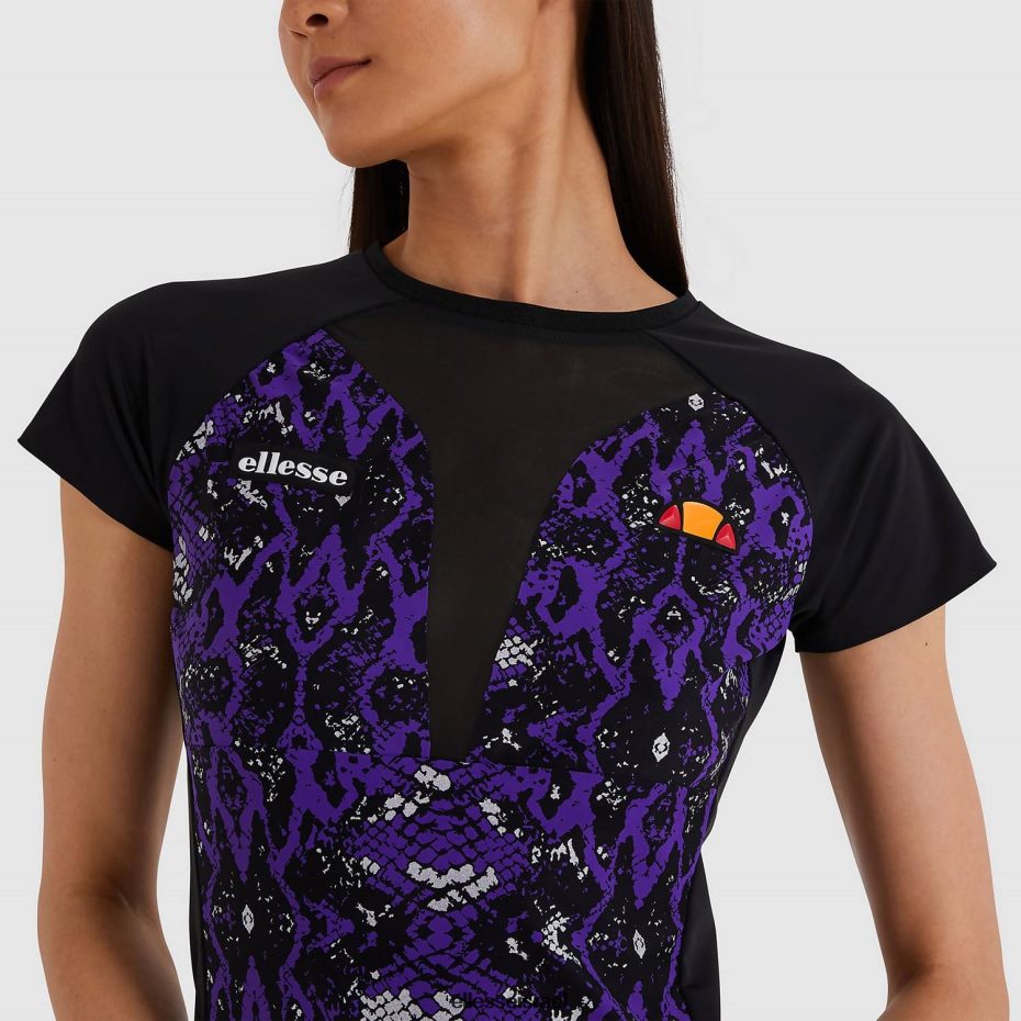 Ellesse הַלבָּשָׁה על כל הדפוס נשים חולצת טריקו של מירצלה 8T0ZPV202