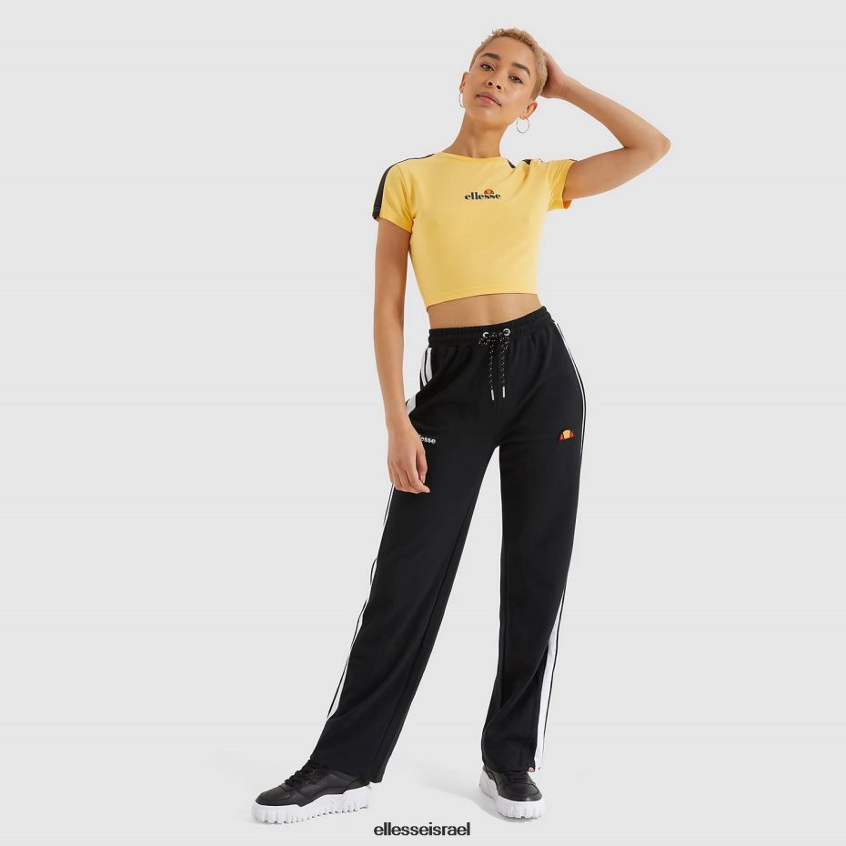 Ellesse הַלבָּשָׁה צהוב נשים חולצת טריקו קצוצה לאטוס 8T0ZPV208