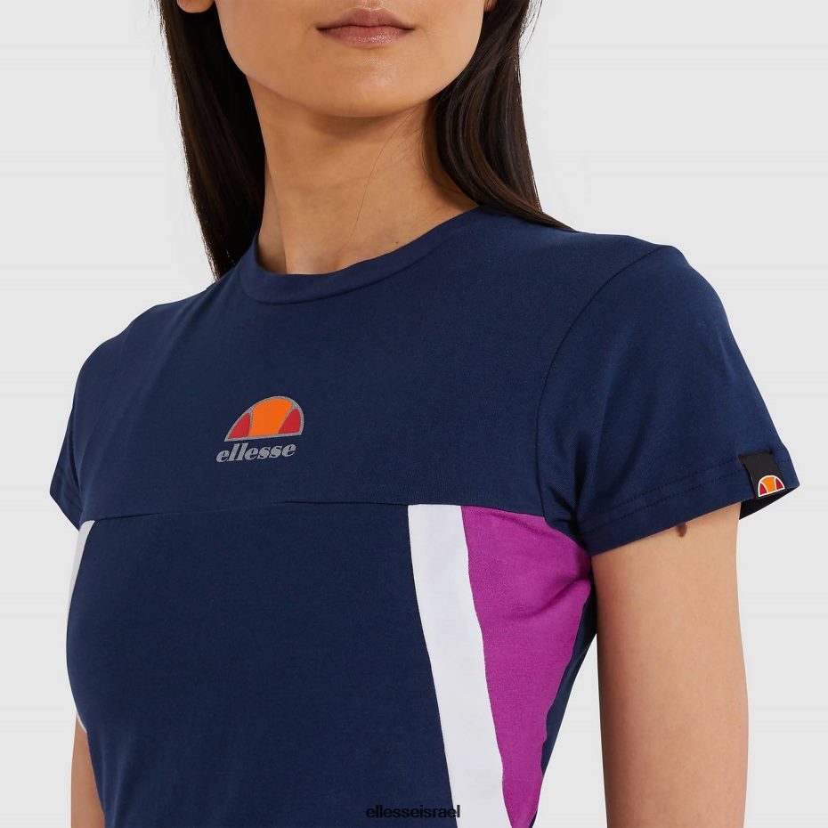 Ellesse הַלבָּשָׁה חיל הים נשים חולצת טריקו של מתיה קרופ 8T0ZPV216