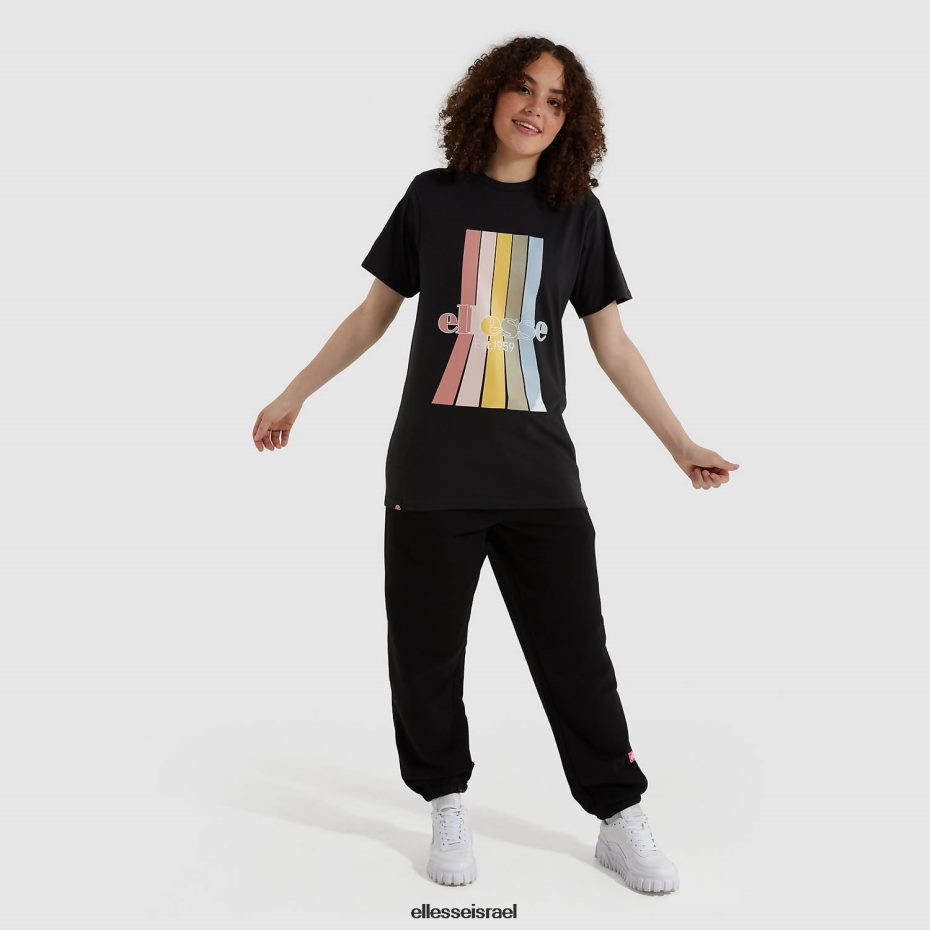 Ellesse הַלבָּשָׁה שָׁחוֹר נשים טי לבנדר שטוף 8T0ZPV218