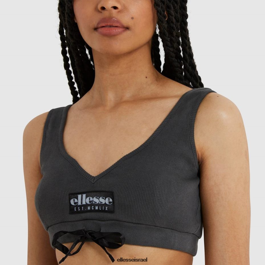 Ellesse הַלבָּשָׁה שָׁחוֹר נשים חולצת חזייה אורגנית 8T0ZPV219
