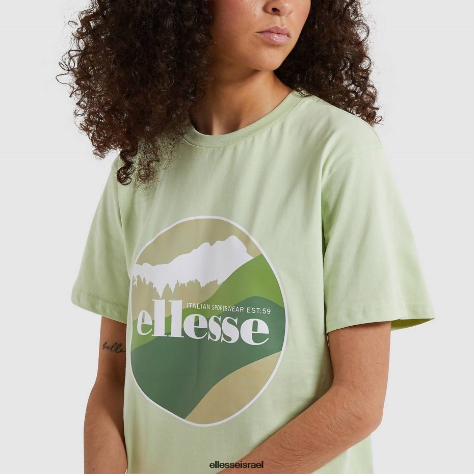 Ellesse הַלבָּשָׁה ירוק בהיר נשים טי שבונדה 8T0ZPV221