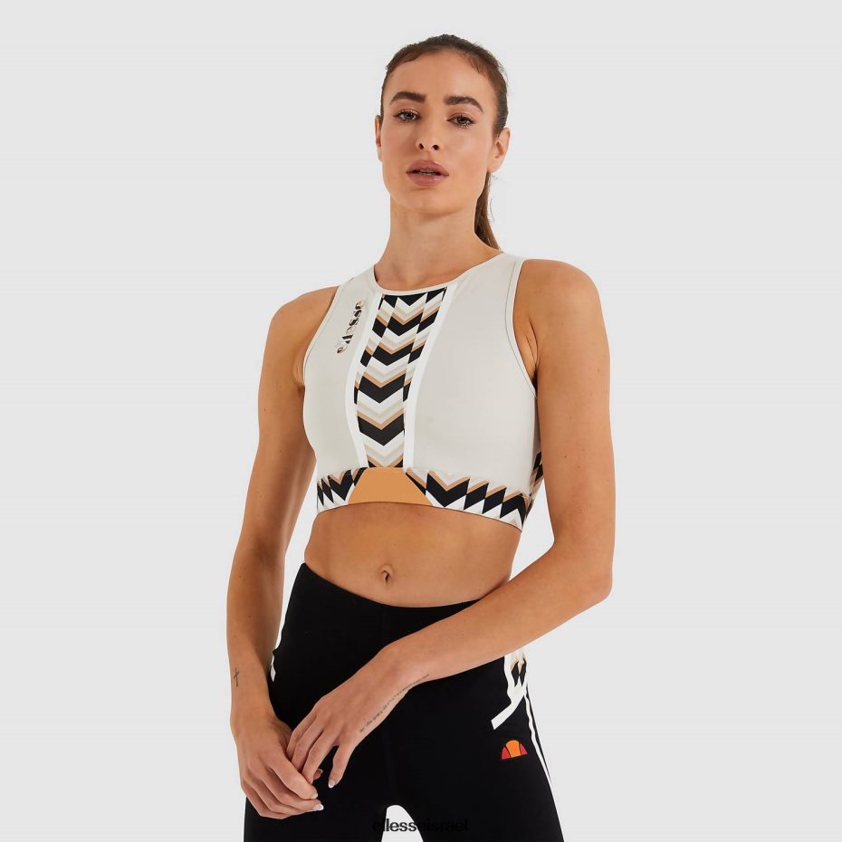 Ellesse הַלבָּשָׁה אפור בהיר נשים אפוד קצוץ רחוש 8T0ZPV226