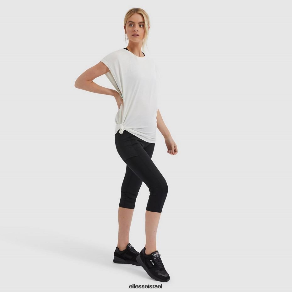 Ellesse הַלבָּשָׁה צבע קרם נשים חולצת טריקו טלוריד 8T0ZPV228