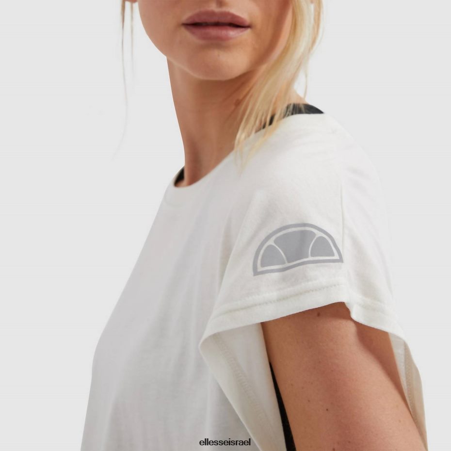 Ellesse הַלבָּשָׁה צבע קרם נשים חולצת טריקו טלוריד 8T0ZPV228