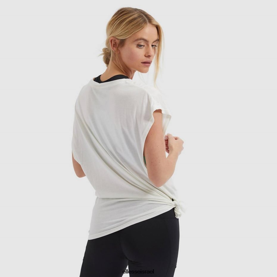 Ellesse הַלבָּשָׁה צבע קרם נשים חולצת טריקו טלוריד 8T0ZPV228