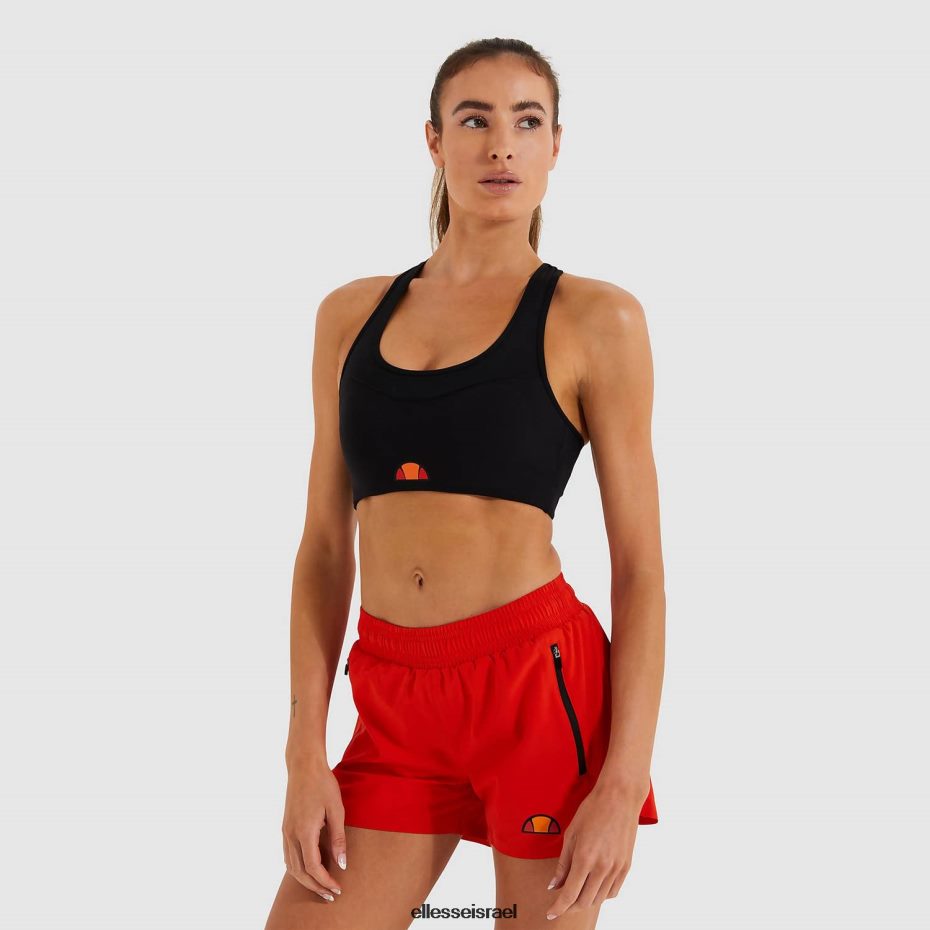 Ellesse הַלבָּשָׁה שָׁחוֹר נשים עליונית חזייה לוהטת 8T0ZPV230