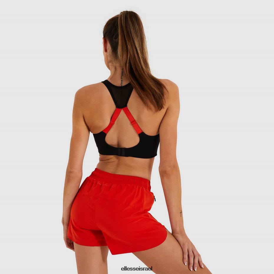 Ellesse הַלבָּשָׁה שָׁחוֹר נשים עליונית חזייה לוהטת 8T0ZPV230