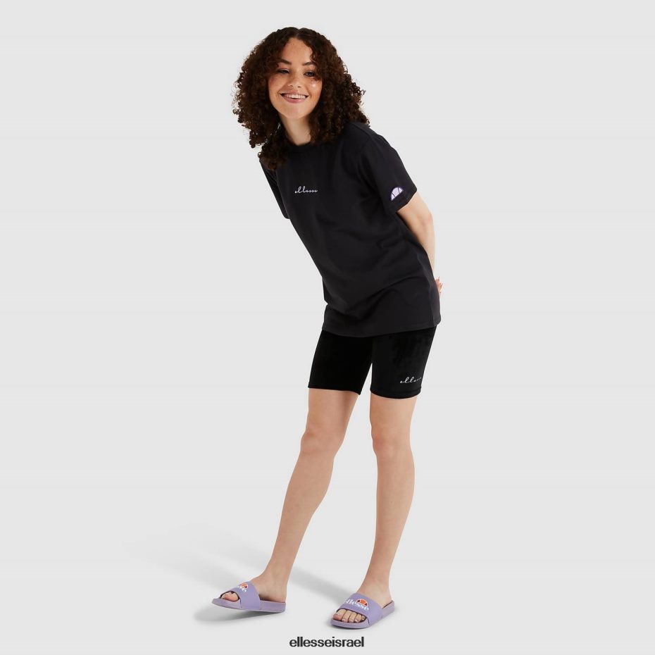 Ellesse הַלבָּשָׁה שָׁחוֹר נשים טי מירזה שטוף 8T0ZPV238