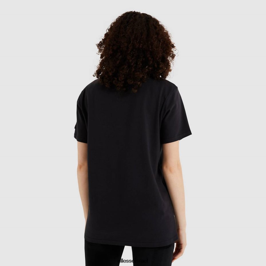 Ellesse הַלבָּשָׁה שָׁחוֹר נשים טי מירזה שטוף 8T0ZPV238