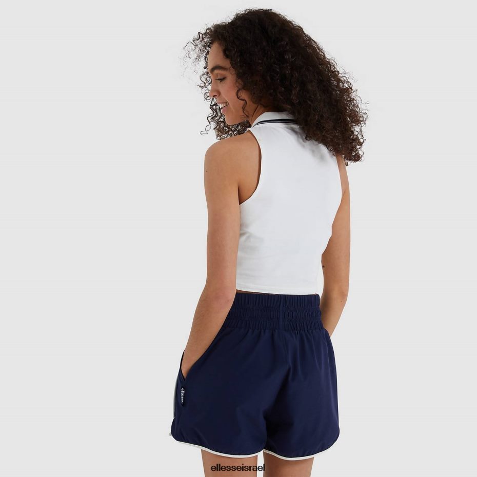 Ellesse הַלבָּשָׁה צבע קרם נשים אפוד קצוץ על גבי 8T0ZPV239
