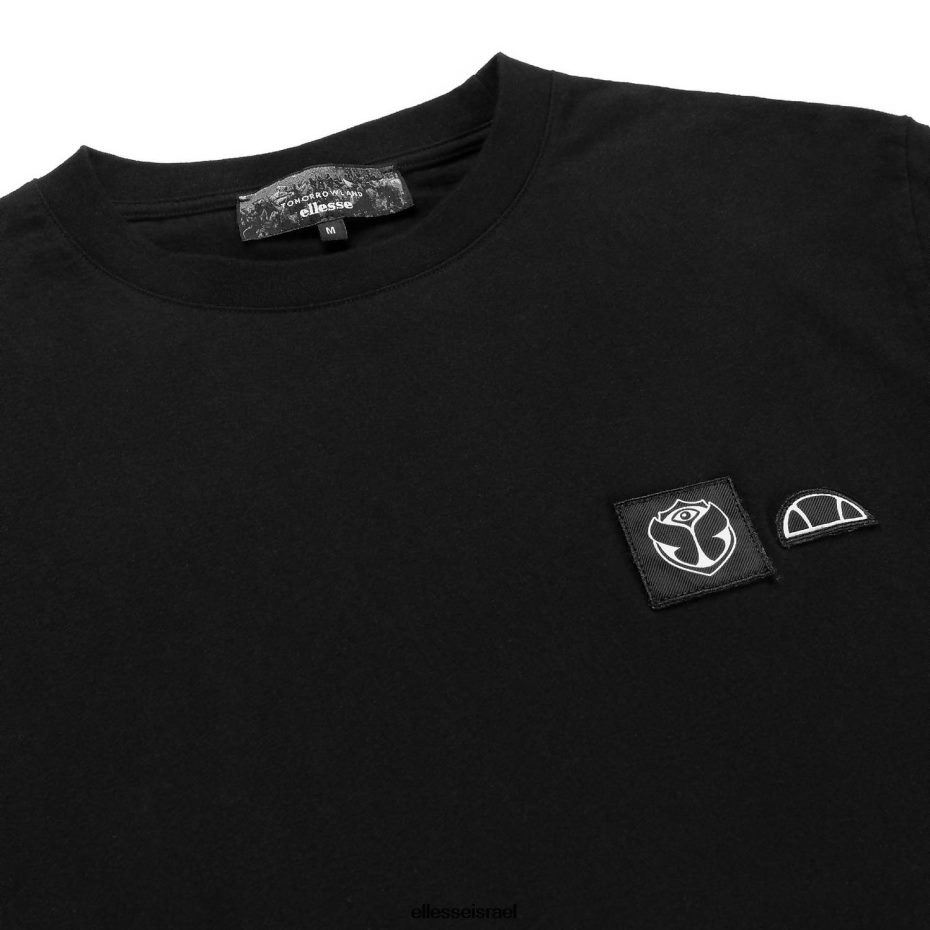 Ellesse הַלבָּשָׁה שָׁחוֹר לִשְׁנֵי הַמִינִים סווטשירט עם שרוולים ארוכים של מחר 8T0ZPV23