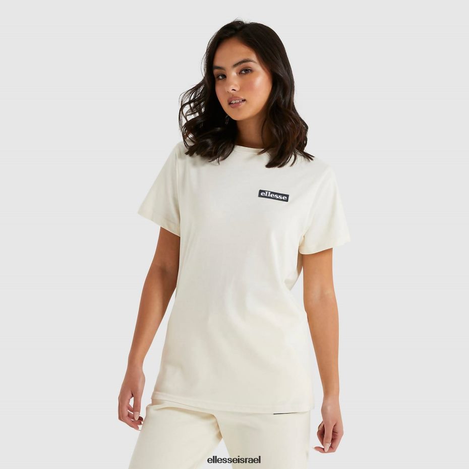Ellesse הַלבָּשָׁה צבע קרם נשים חולצת טריקו של טאיה 8T0ZPV240