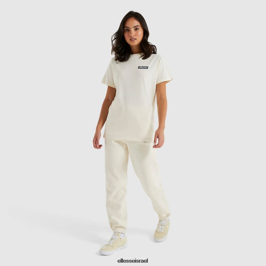 Ellesse הַלבָּשָׁה צבע קרם נשים חולצת טריקו של טאיה 8T0ZPV240