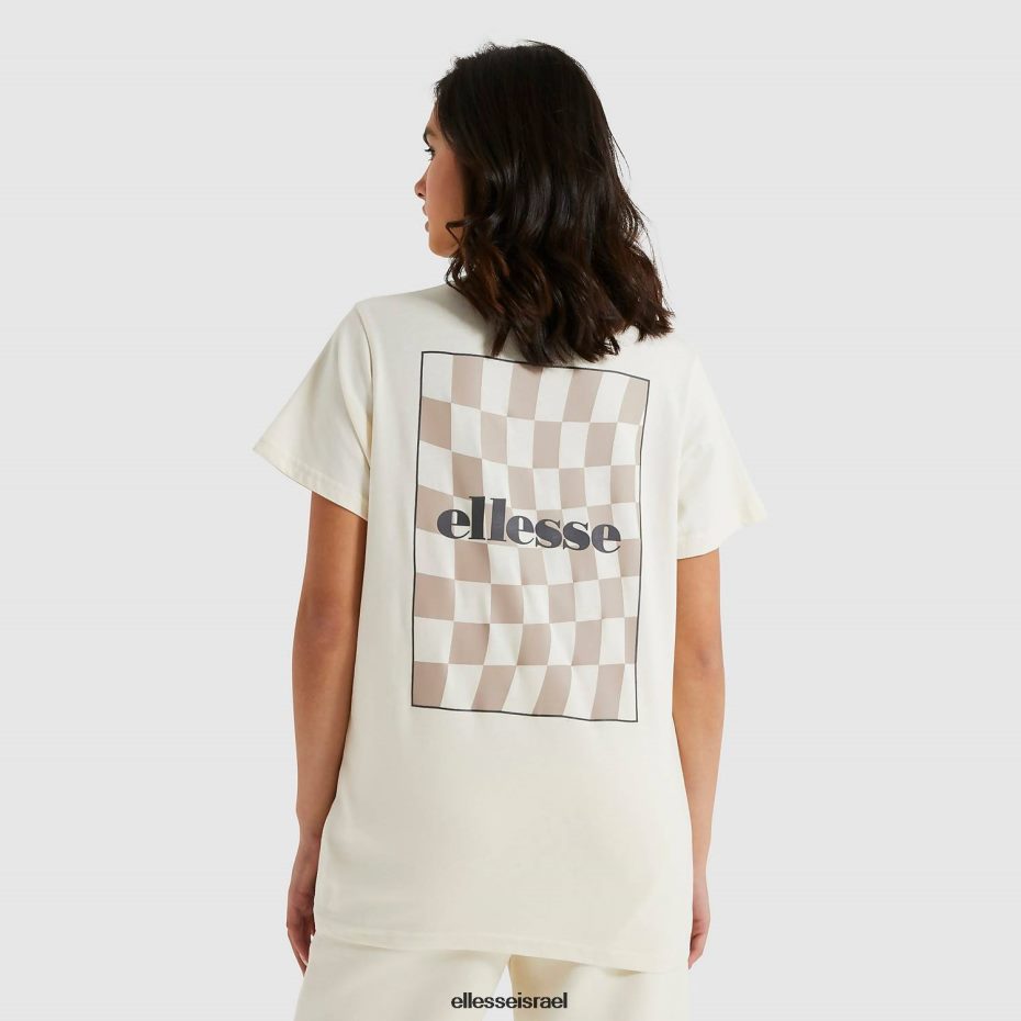 Ellesse הַלבָּשָׁה צבע קרם נשים חולצת טריקו של טאיה 8T0ZPV240