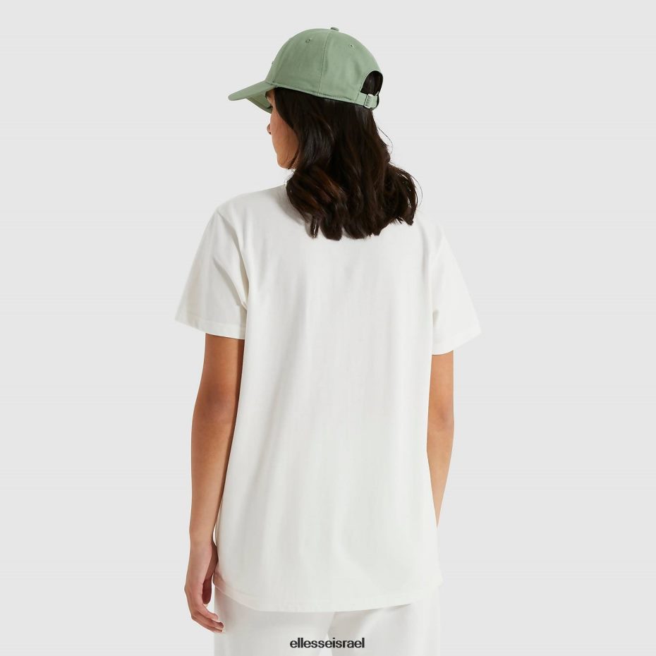 Ellesse הַלבָּשָׁה צבע קרם נשים חולצת טי אוברסייז של אורנצו 8T0ZPV241