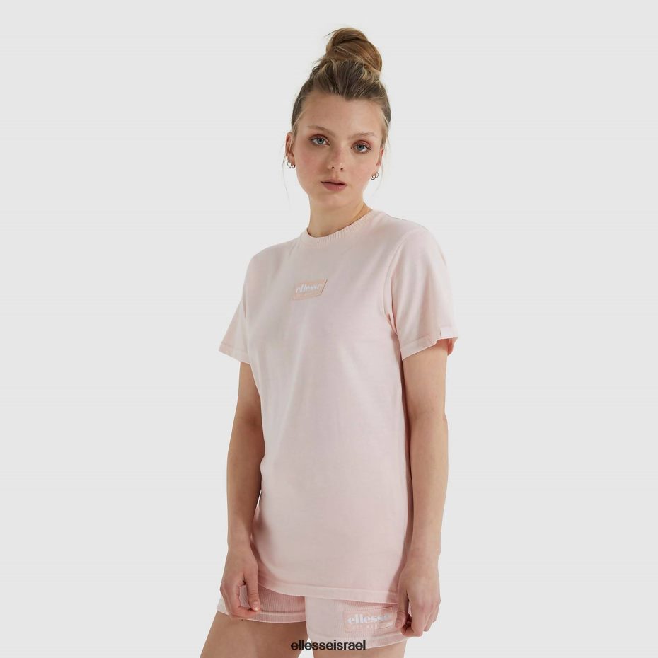 Ellesse הַלבָּשָׁה ורוד בהיר נשים חולצת טריקו סטמפטו ורודה 8T0ZPV243