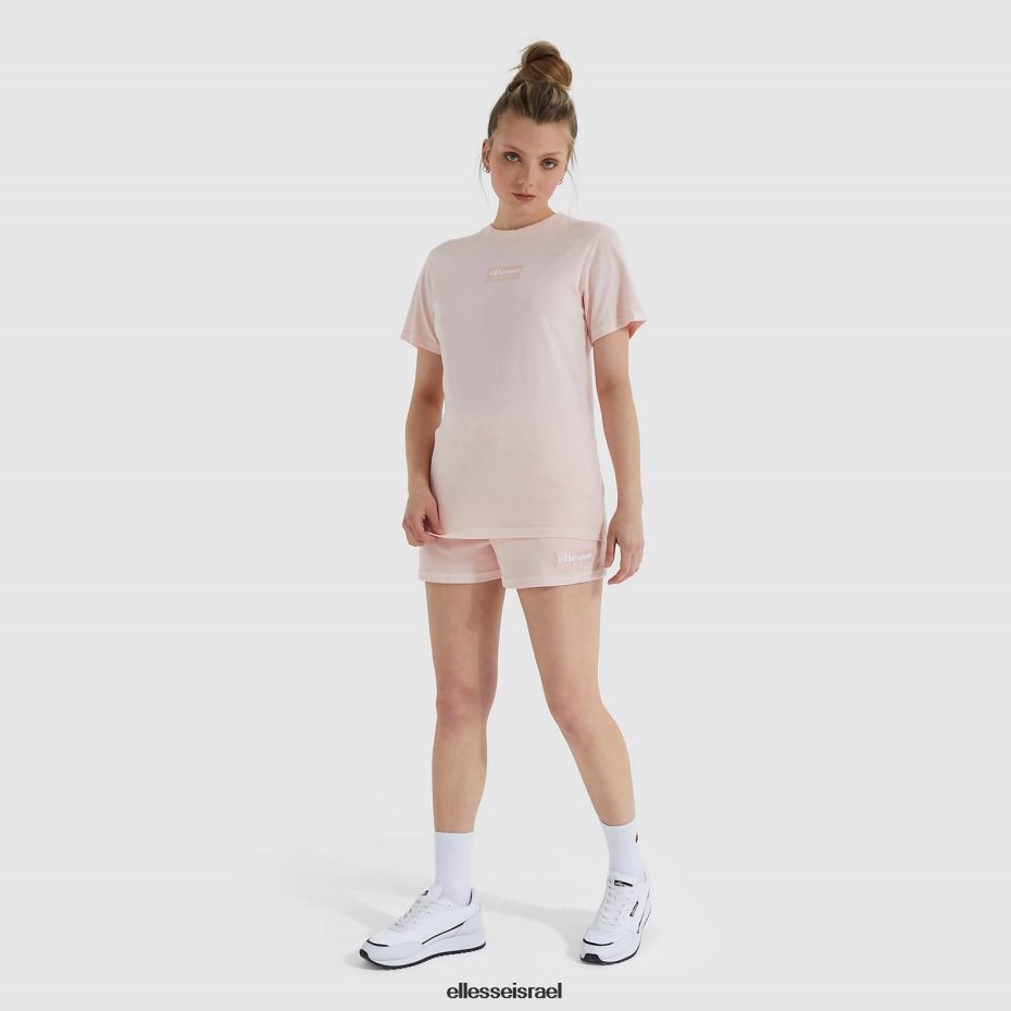 Ellesse הַלבָּשָׁה ורוד בהיר נשים חולצת טריקו סטמפטו ורודה 8T0ZPV243