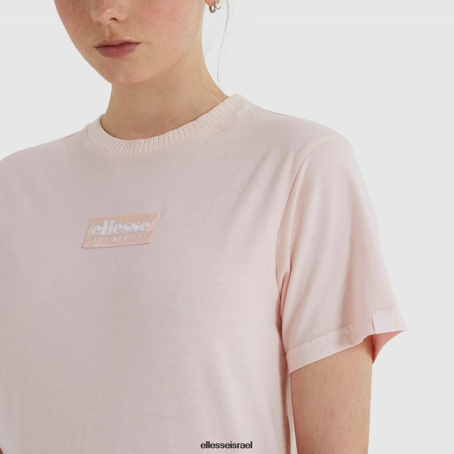Ellesse הַלבָּשָׁה ורוד בהיר נשים חולצת טריקו סטמפטו ורודה 8T0ZPV243