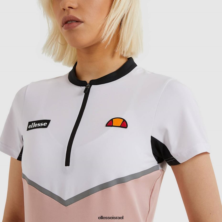 Ellesse הַלבָּשָׁה וָרוֹד נשים חולצת פולו של דוראלי 8T0ZPV245