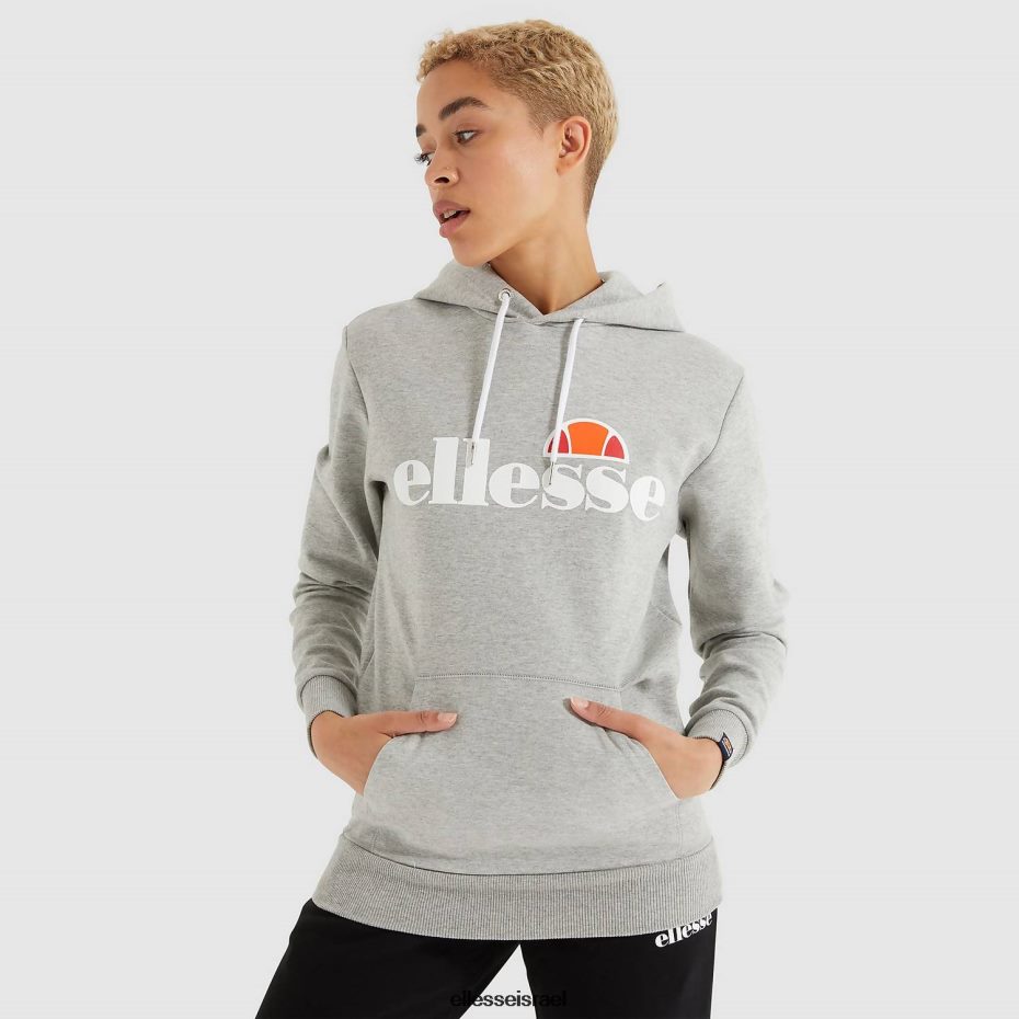 Ellesse הַלבָּשָׁה חוואר אפור נשים טוריס הו הודי 8T0ZPV26