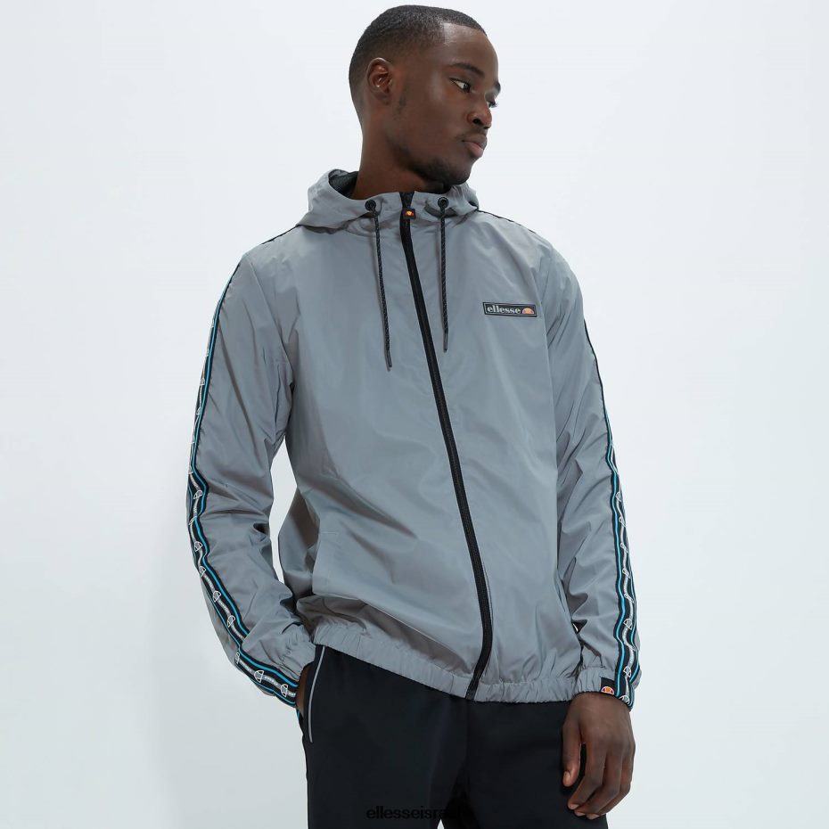 Ellesse הַלבָּשָׁה מחזיר אור גברים מעיל לנדרוס עם רוכסן מלא 8T0ZPV267