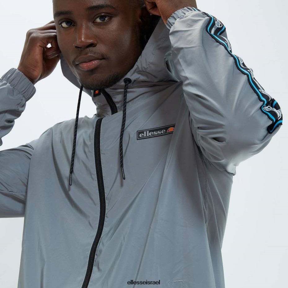 Ellesse הַלבָּשָׁה מחזיר אור גברים מעיל לנדרוס עם רוכסן מלא 8T0ZPV267