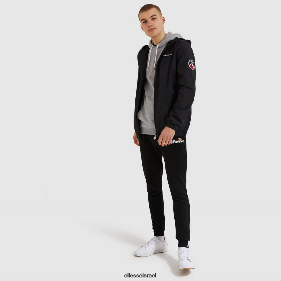 Ellesse הַלבָּשָׁה שָׁחוֹר גברים מעיל טרצו 8T0ZPV272