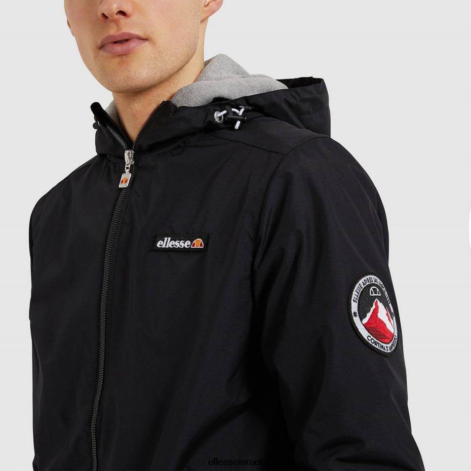 Ellesse הַלבָּשָׁה שָׁחוֹר גברים מעיל טרצו 8T0ZPV272